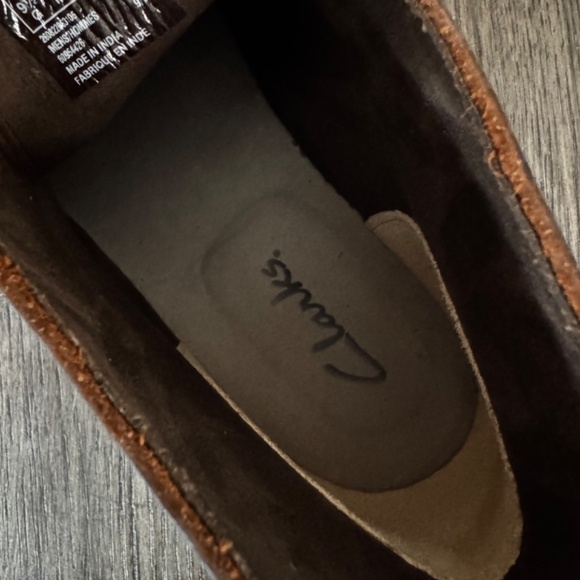 Clarks Chukka Boots Mens Brown Leather Bushacre 2 Desert 10.5M STYLE: 15522 - Picture 10 of 10